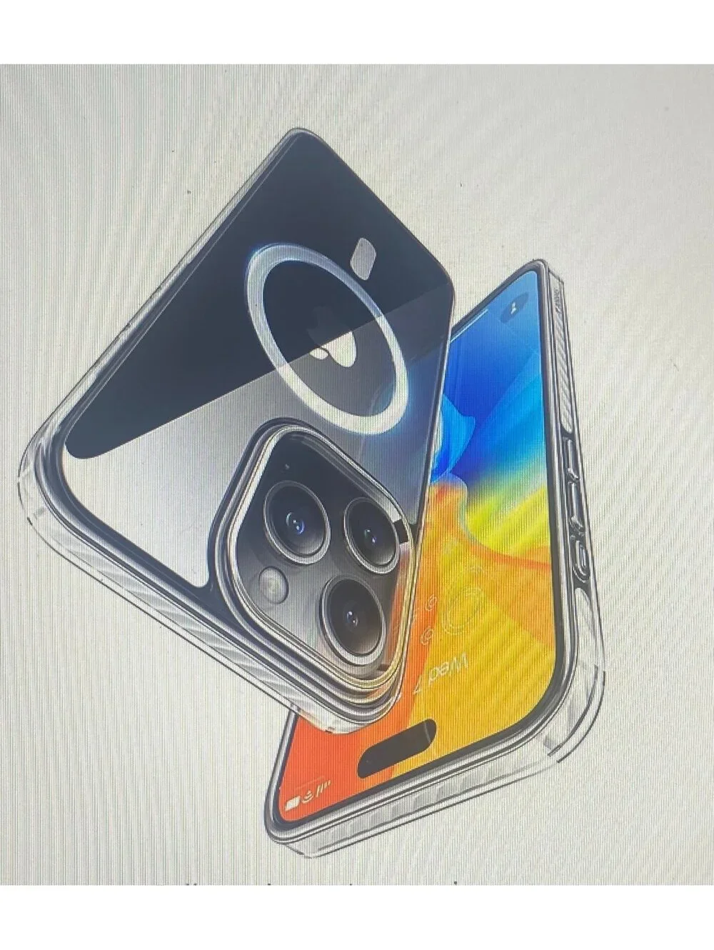 Torras Magnetic Case for iPhone 15 Pro Max Clear